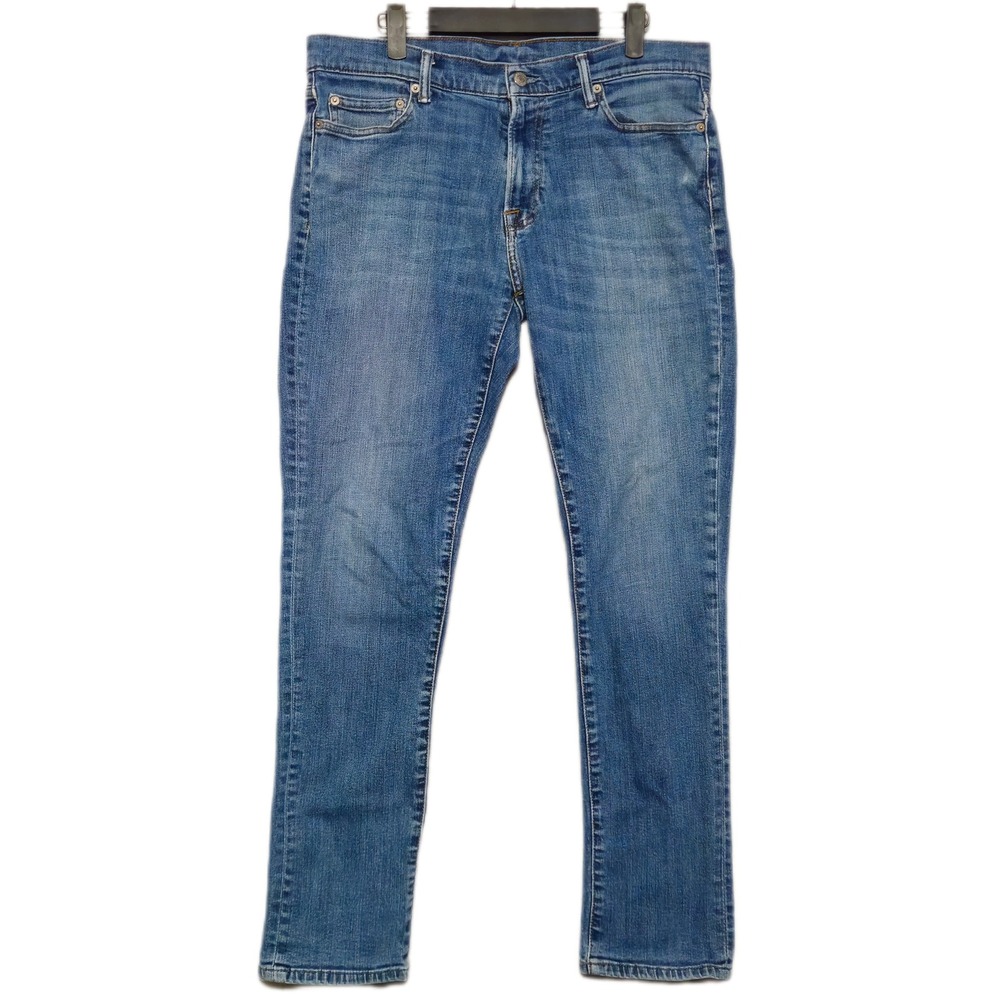Abercrombie & Fitch Rustin Athletic Skinny Jeans Mens 34x32 Blue Stretch Denim